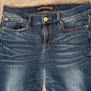 Ladies Express Jeans Leggings Mid-Rise Size 10L
